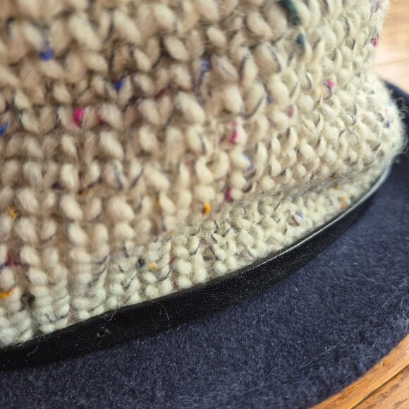 Bettini Two-tone Fedora/Trilby Women's Hat Made In Italy - Picture 4 of 10